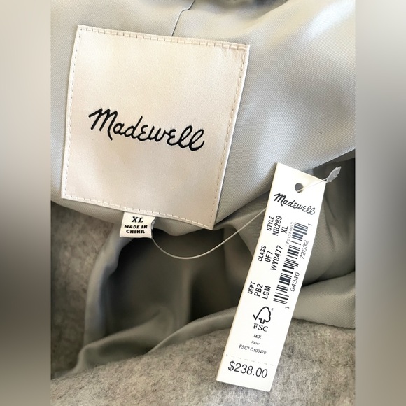 Madewell Belrose Shirt-Jacket NWT - Picture 8 of 9